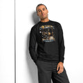 Clockwork Warlord heavyweight long sleeve t-shirt — Black — front