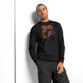 Dark FAFO heavyweight long sleeve t-shirt — Black — front