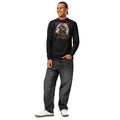 Halloween Witch Mode heavyweight long sleeve t-shirt — Black — front