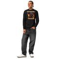 Hellfire Reborn Beast heavyweight long sleeve t-shirt — Black — front