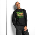 Five Levels of Leprechaun heavyweight long sleeve t-shirt — Black — front