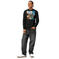 Puerto Rico heavyweight long sleeve t-shirt — Black — front