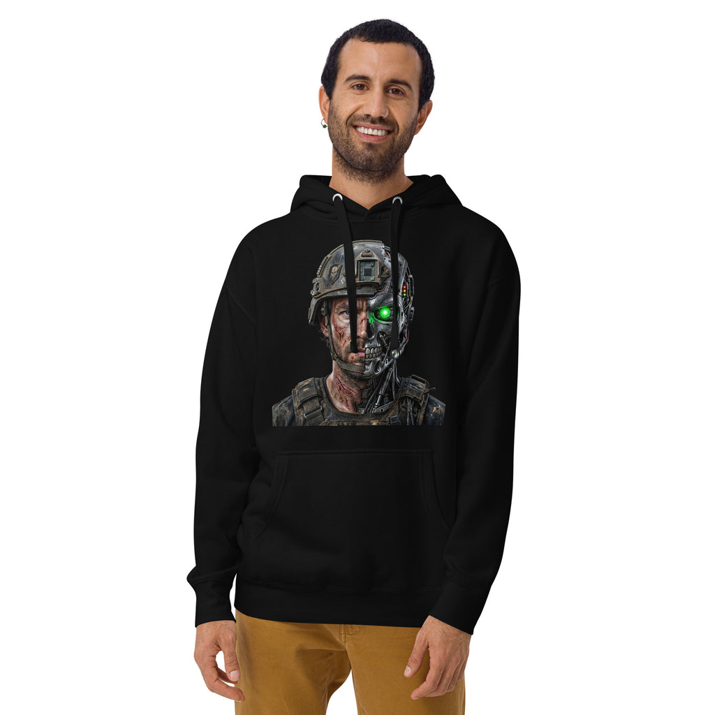 Borg Soldier Unisex Hoodie — Black — front
