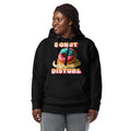 Donut Disturb Unisex Hoodie — Black — front