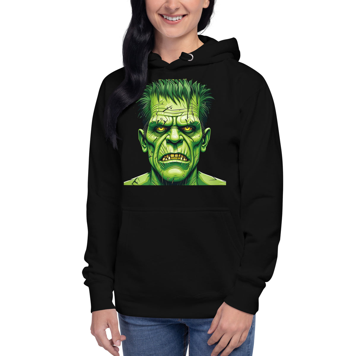 Franken Stan Unisex Hoodie — Black — front