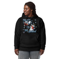 Frosty Vs The Snowman Unisex Hoodie — Black — front