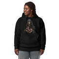 Have A Heart Skeleton Unisex Hoodie — Black — front