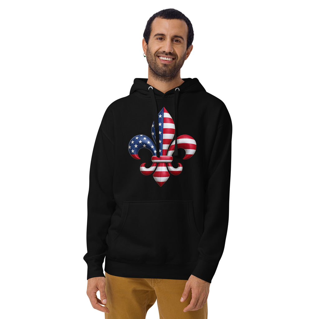 New Orleans Unisex Hoodie — Black — front