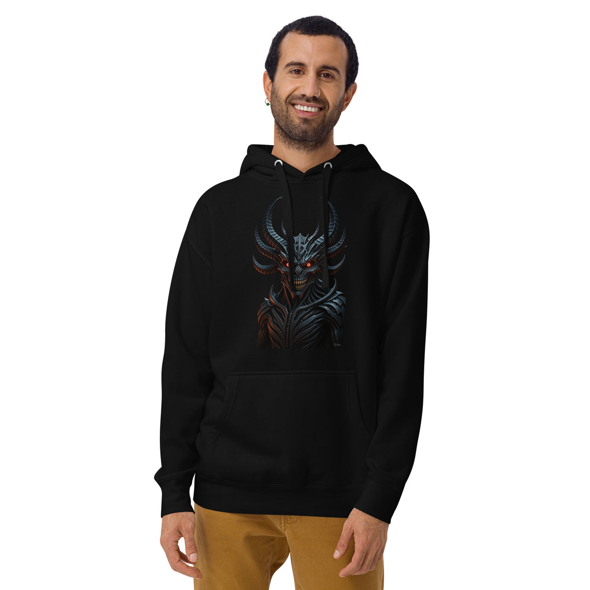 Nightmare King Unisex Hoodie — Black — front
