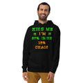 Kiss Me — Irish Chaos Unisex Hoodie — Black — front