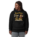 Two Bees Unisex Hoodie — Black — front