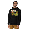 Christmas Guacamole Unisex Hoodie — Black — front