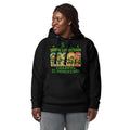 Five Levels of Leprechaun Unisex Hoodie — Black — front