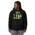 St. Patrick’s Day Transporter Unisex Hoodie — Black — front