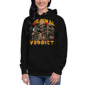 The Final Verdict Unisex Hoodie — Black — front