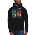 United States Unisex Hoodie — Black — front