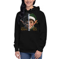 Xmas Elf Twins Unisex Hoodie — Black — front