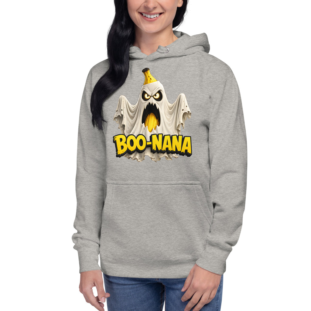 Boo Nana Unisex Hoodie — Carbon Grey — front