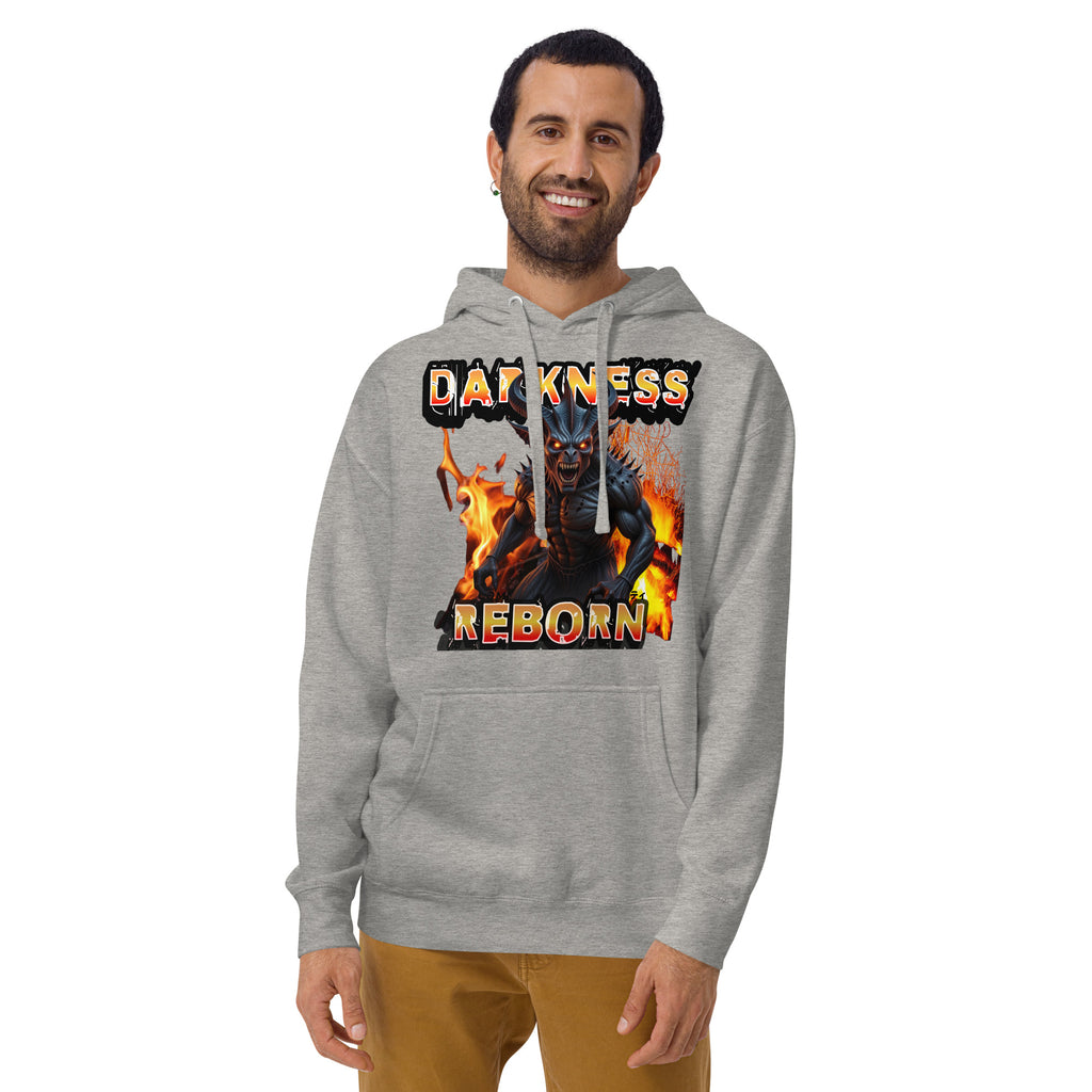 Hellfire Reborn Beast Unisex Hoodie — Carbon Grey — front
