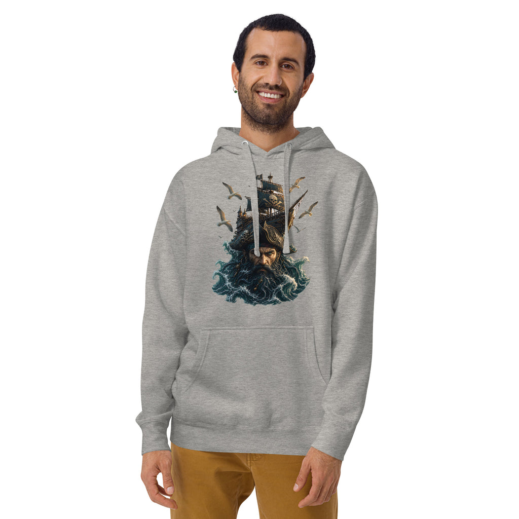 Dead Waters Unisex Hoodie — Carbon Grey — front