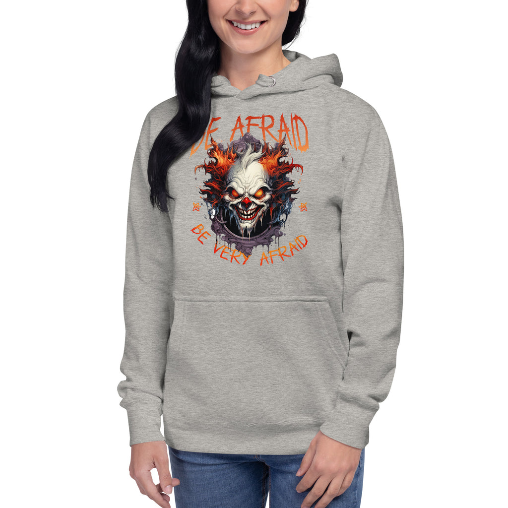 Mad Clown Unisex Hoodie — Carbon Grey — front