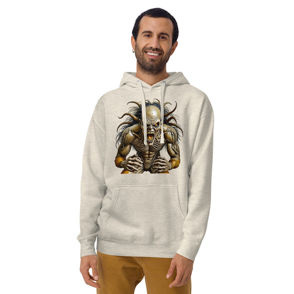 Frenzy Unisex Hoodie — Oatmeal Heather — front