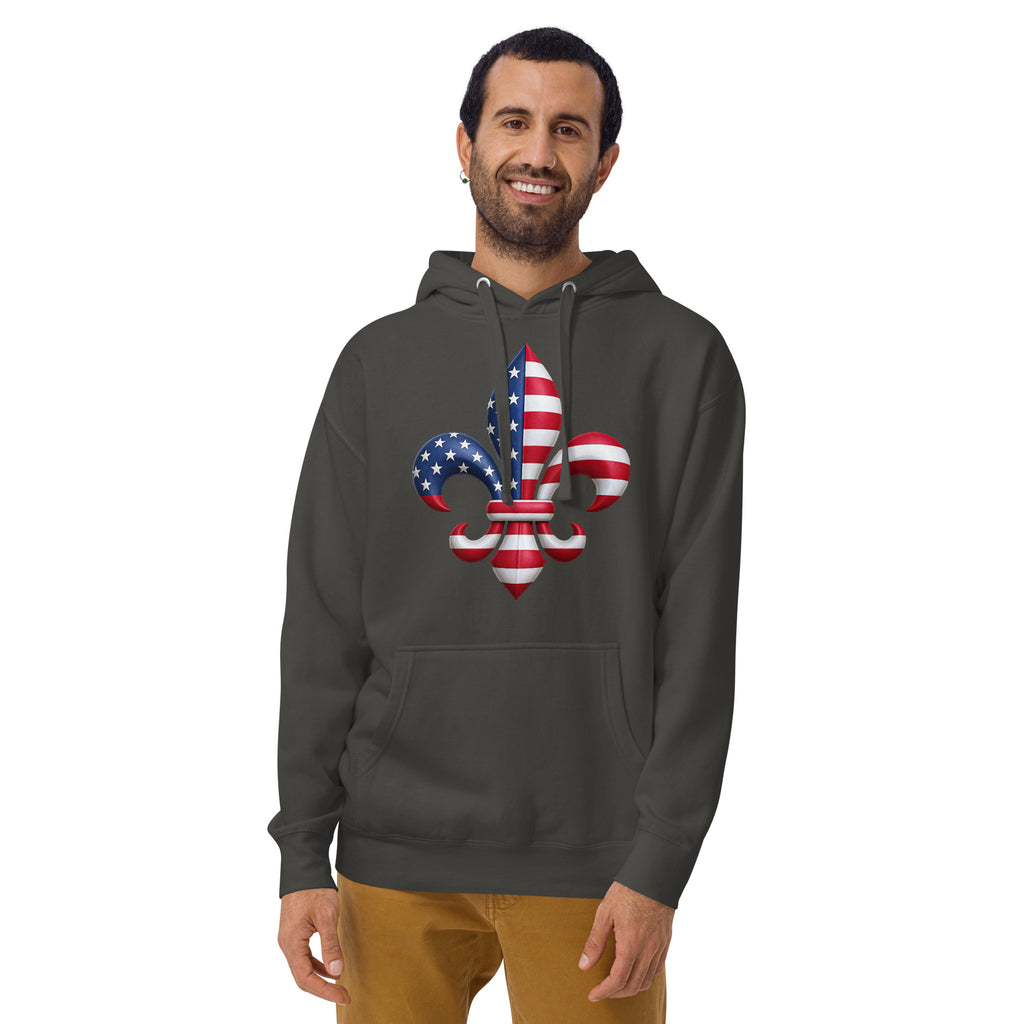 New Orleans Unisex Hoodie — Vintage Black — front