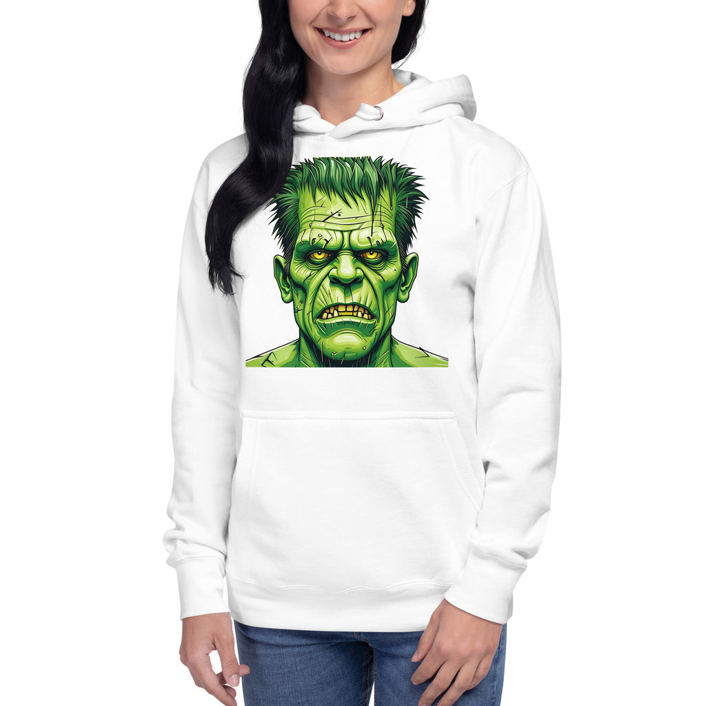 Franken Stan Unisex Hoodie — White — front